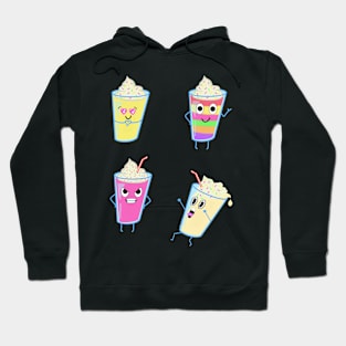 Cute Kawaii Milkshakes Selection Pack Hoodie